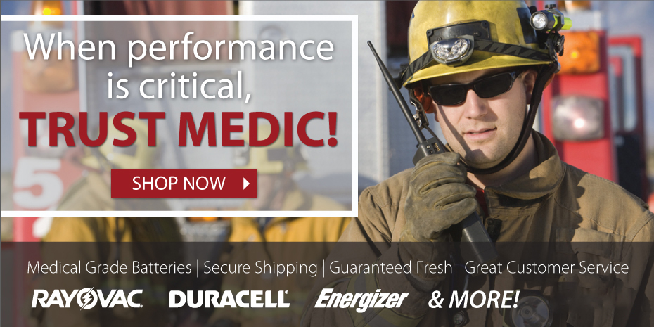 When performance is critical, trust Medic Batteries!