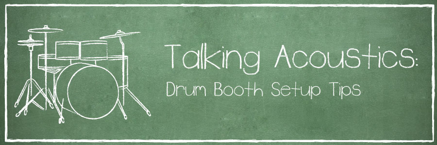 drum booth setup banner