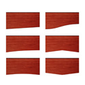 Cherry Stained Elm Accent Baffle