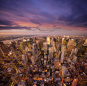 Cityscapes New York Skyline Night