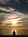 Spa Spiritual Meditation Sunset