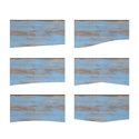 Weathered Blue Peel Accent Baffle
