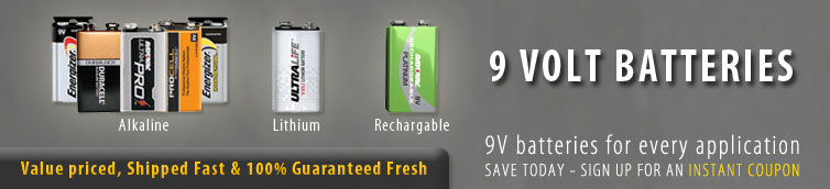Buy 9V Batteries