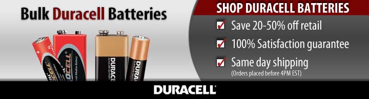 bulk Duracell batteries