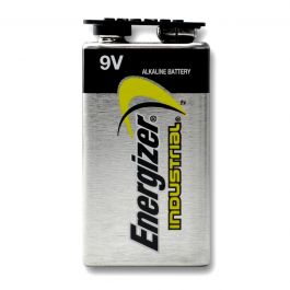 Energizer Industrial 9 Volt Alkaline Battery 72/Case (EN22)