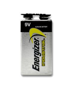Energizer Industrial 9 Volt Alkaline Battery 6 inner packs of 12 capped batteries