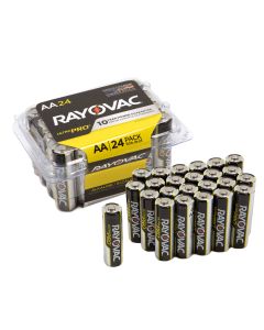 Rayovac Alkaline AA Industrial Battery Reclosable 24/Pack