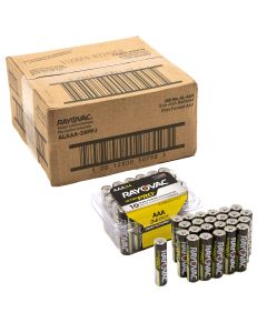 Rayovac Alkaline AAA Industrial Battery Reclosable 24/Pack