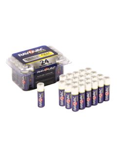 Rayovac Alkaline AA Industrial Battery Reclosable 24/Pack