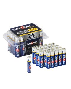 Rayovac Alkaline AAA Industrial Battery Reclosable 24/Pack