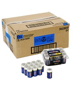 Rayovac Ultra Pro D Battery 1 case of 96 batteries