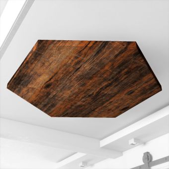 AcoustiWood Premium Accent Acoustic Wood Alternative Ceiling Clouds 