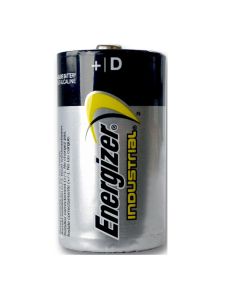 Energizer Industrial D Alkaline Battery 72/Case - 6 inner packs of 12 batteries