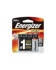Energizer AA Alkaline Battery 24/Pack - 6 inner packs of 4 batteries each