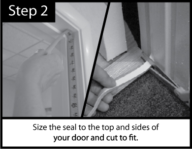 Acoustic Door Seal Installation Step 2