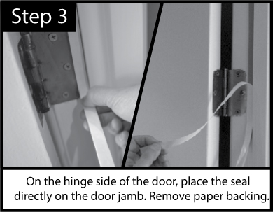 Acoustic Door Seal Installation Step 3