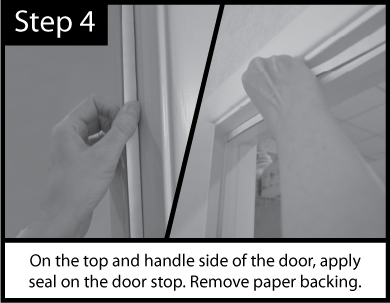 Acoustic Door Seal Installation Step 4