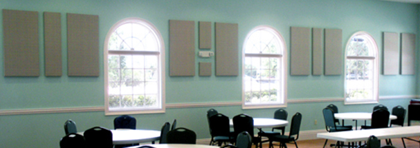 Acoustic First Congregational Church of Naples Standard & Custom Size Fabric Panels