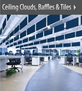 Ceiling Clouds, Baffles, & Tiles