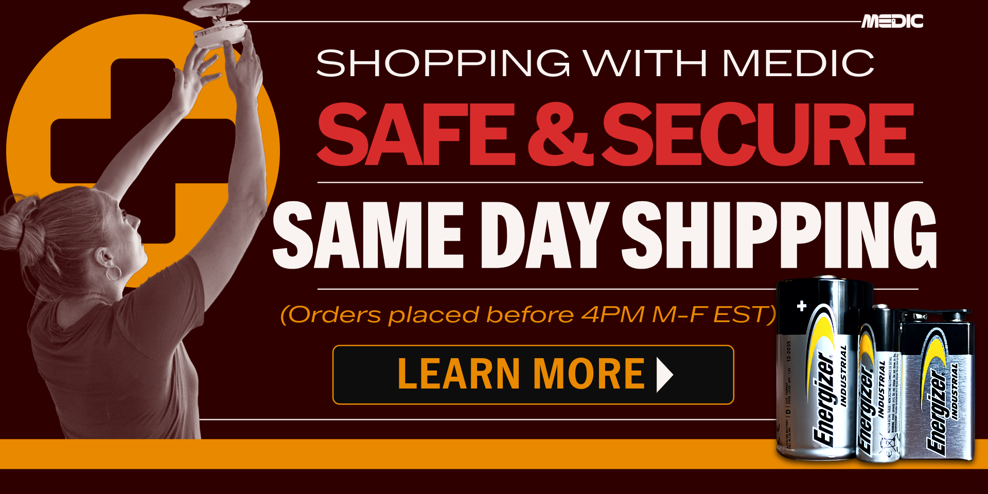 Safe and Secure Safe and Secure Shipping with Medic Batteries