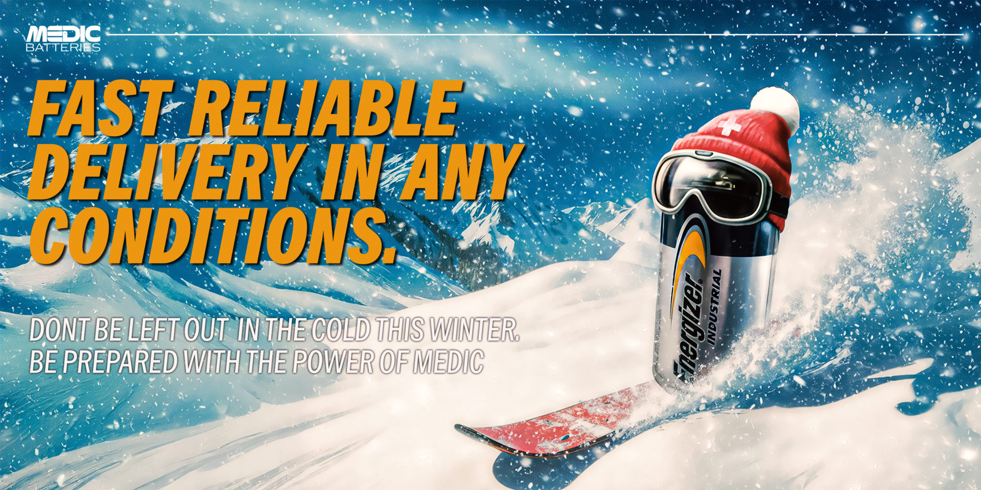 Snowboarding Battery Fast Shipping from Medic Batteries