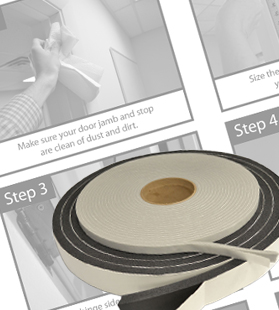 acoustic door seals installation instructions
